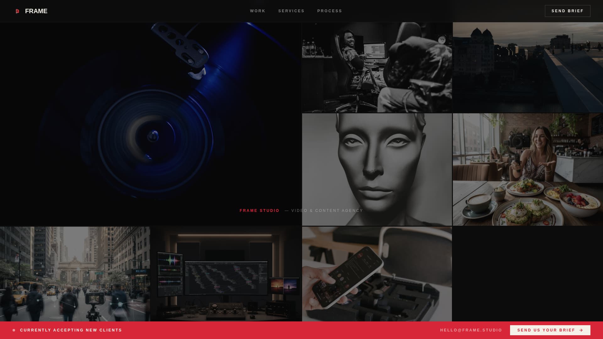 Creative Agency Portfolio Website Template