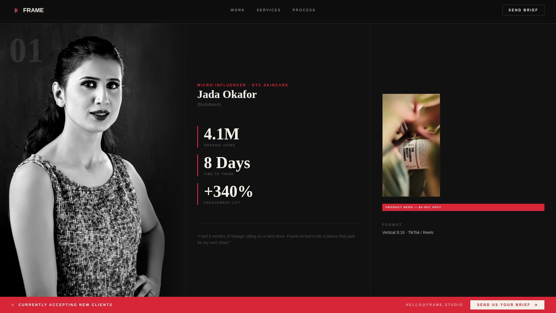 Creative Agency Portfolio Website Template