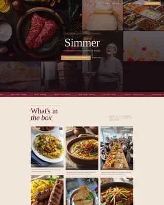 Halal Food & Dining Specialist Blog Website Template
