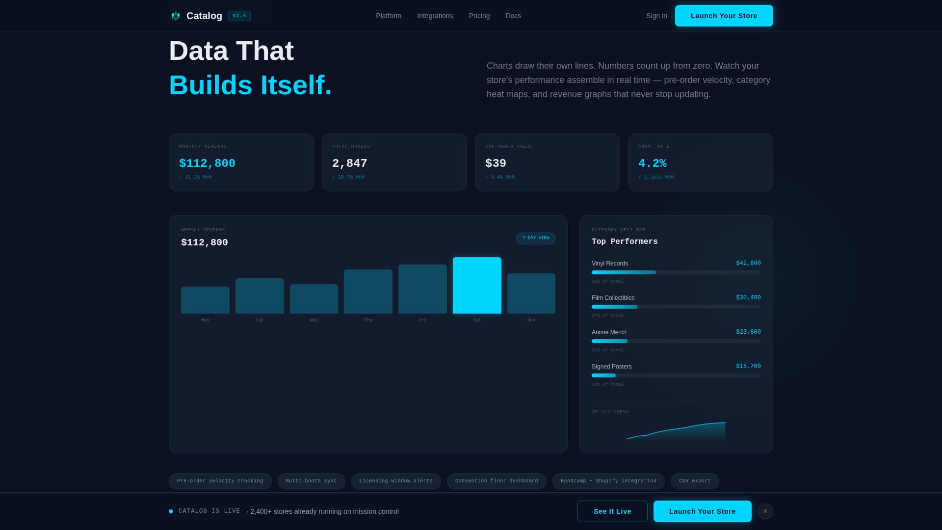 Entertainment Digital Presence Professional Website Template
