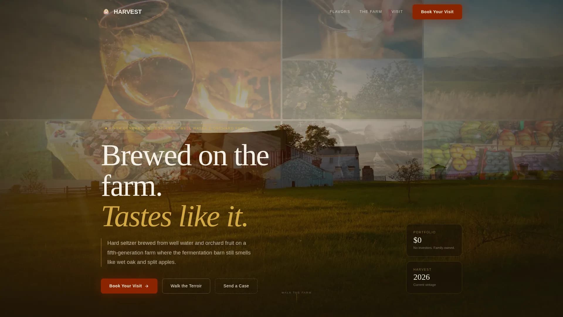 Brewery & Craft Beer Booking Website Template