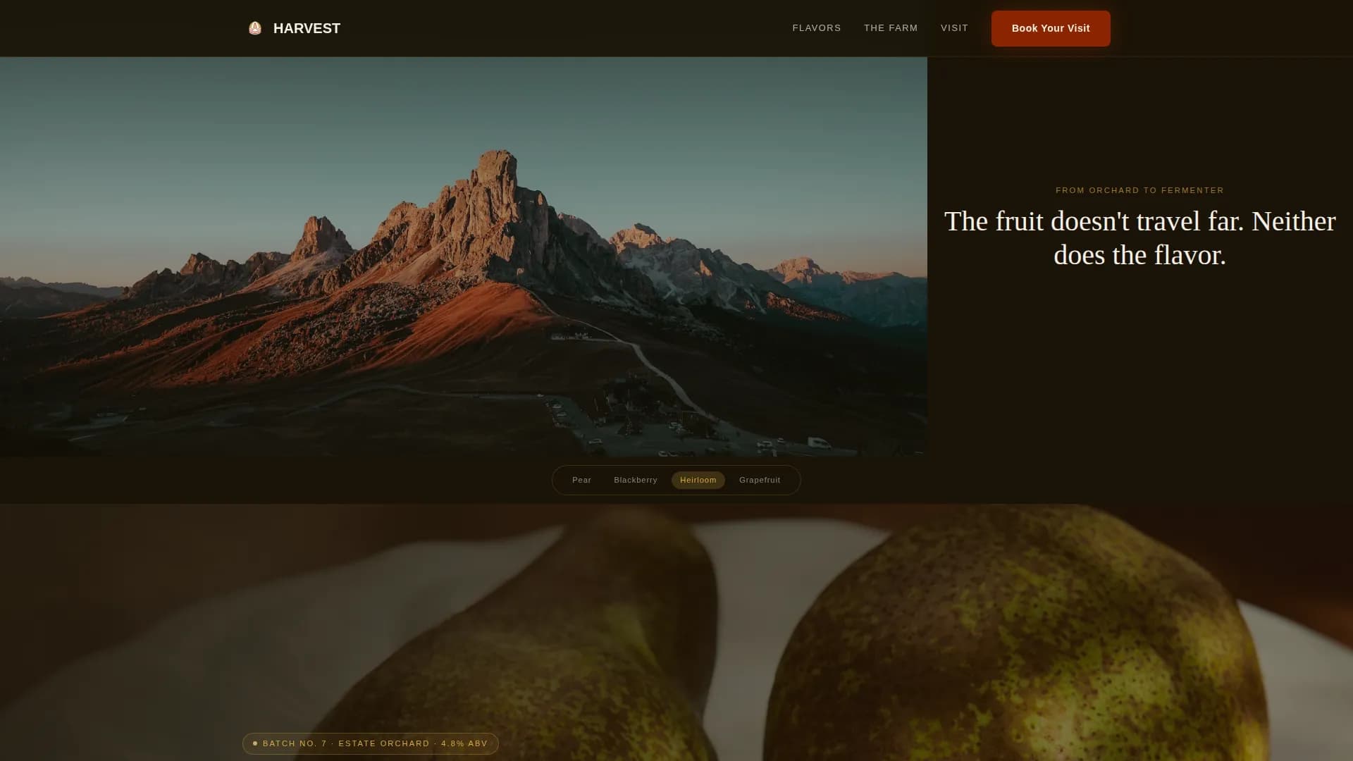 Brewery & Craft Beer Booking Website Template