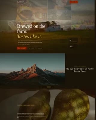 Brewery & Craft Beer Booking Website Template