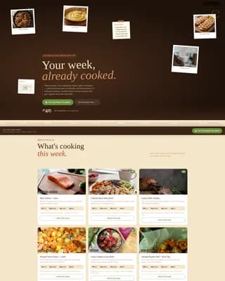 Cloud Kitchen & Delivery Professional Website Template