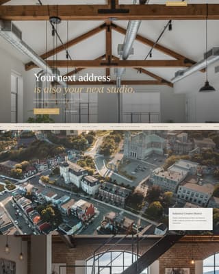 Dwell - Immersive Livework Landing Page Template