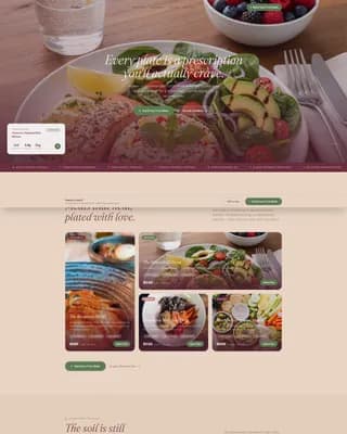 Pulse — Expert Wellness Catering Landing Page Template