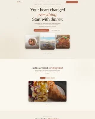 Pulse — Elite Wellness Nutrition Landing Page Template