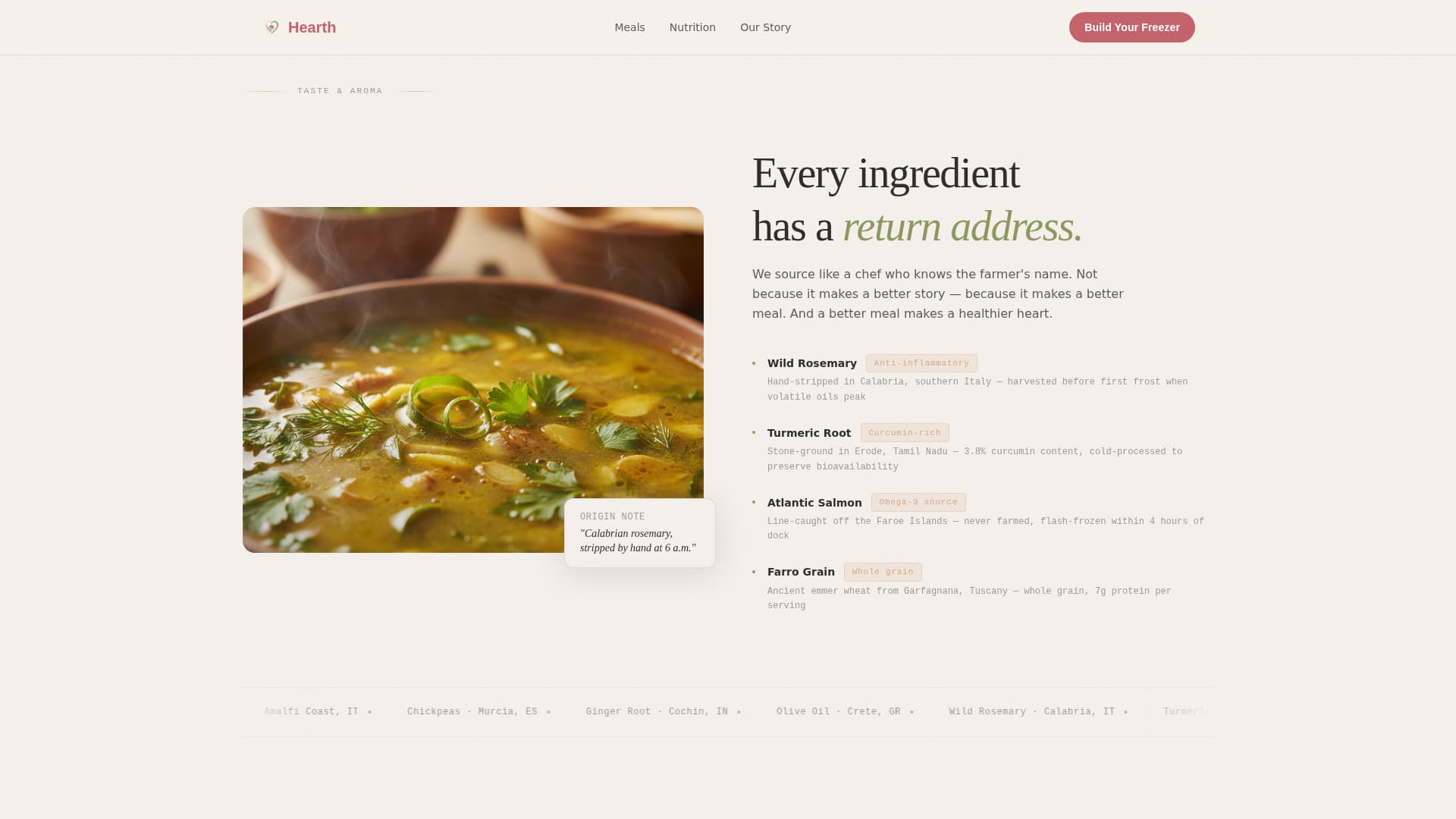 Hearth - Nourishing Hearthealthy Landing Page Template