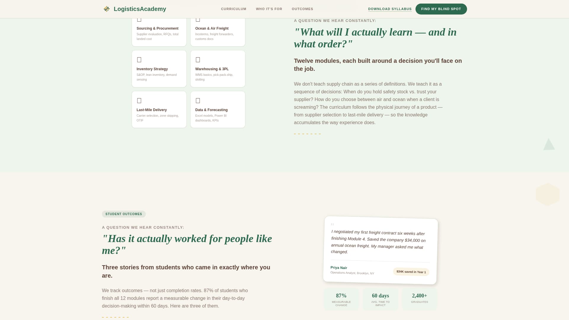 Online Skill Courses FAQ Website Template