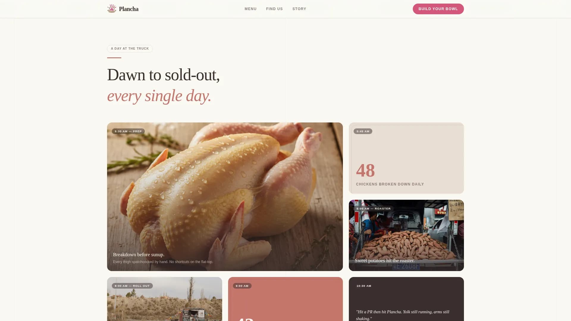 High-Protein Food & Dining Professional Website Template