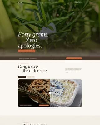 High-Protein Food & Dining Professional Website Template