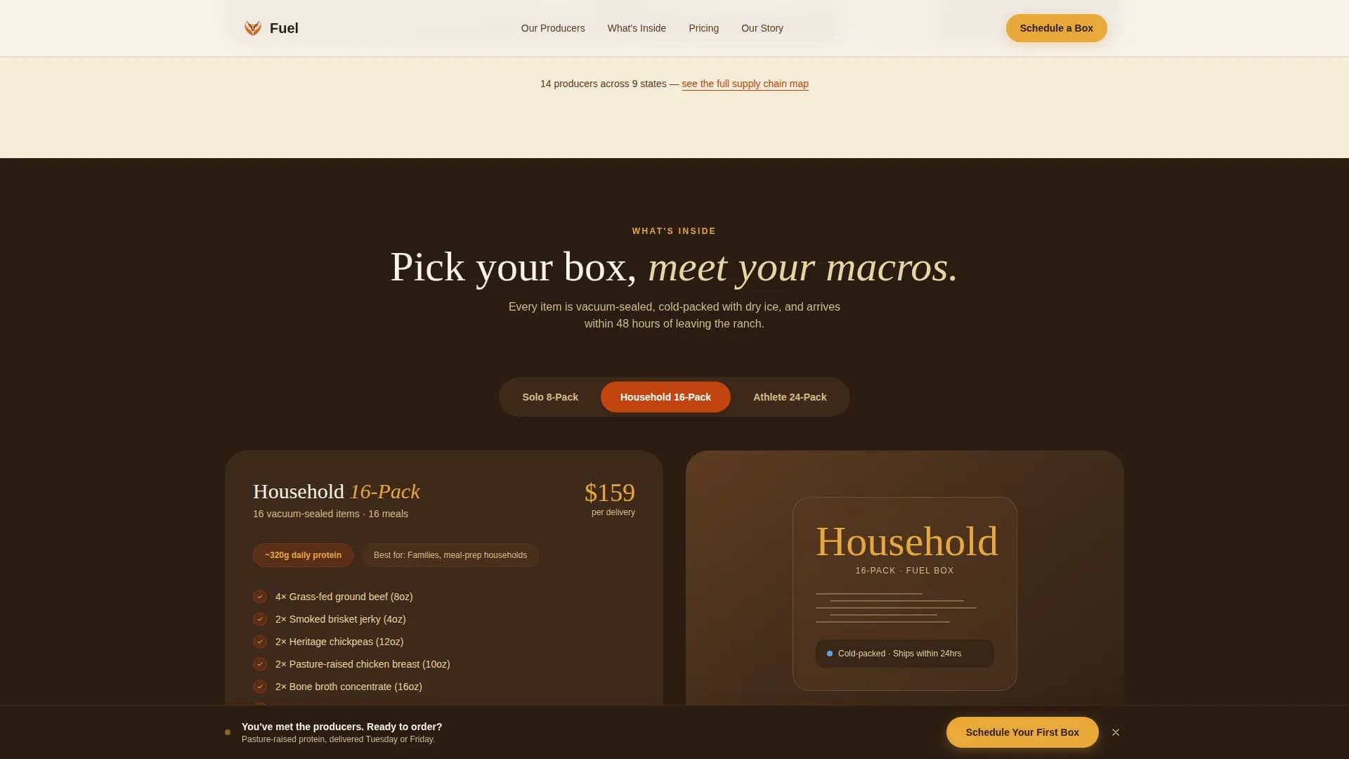 High-Protein Food & Dining Specialist Reviews Website Template