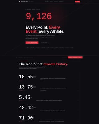 Decathlon - Dynamic Multievent Landing Page Template