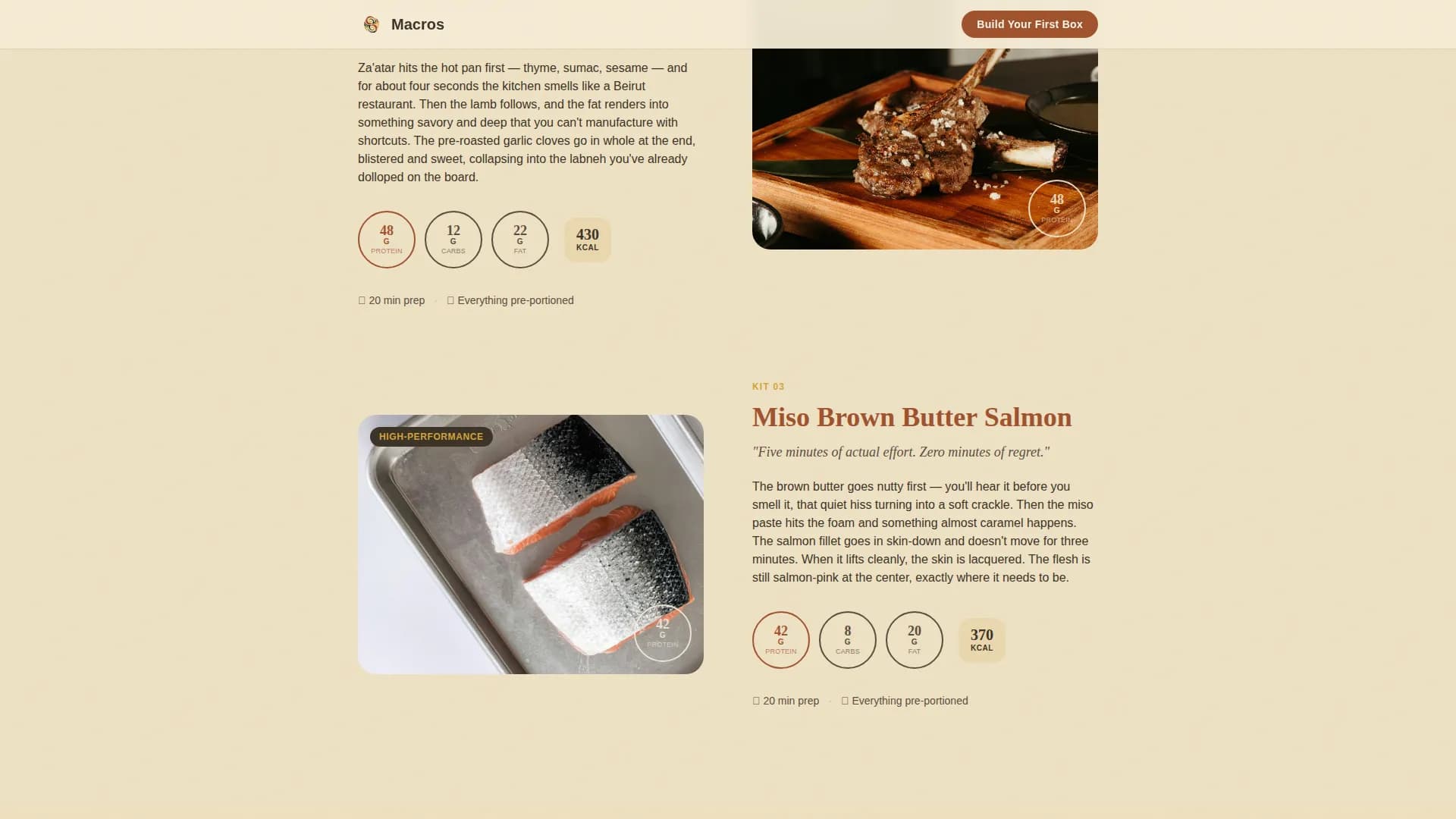 FitPlate — Premium Meal Kit Landing Page Template