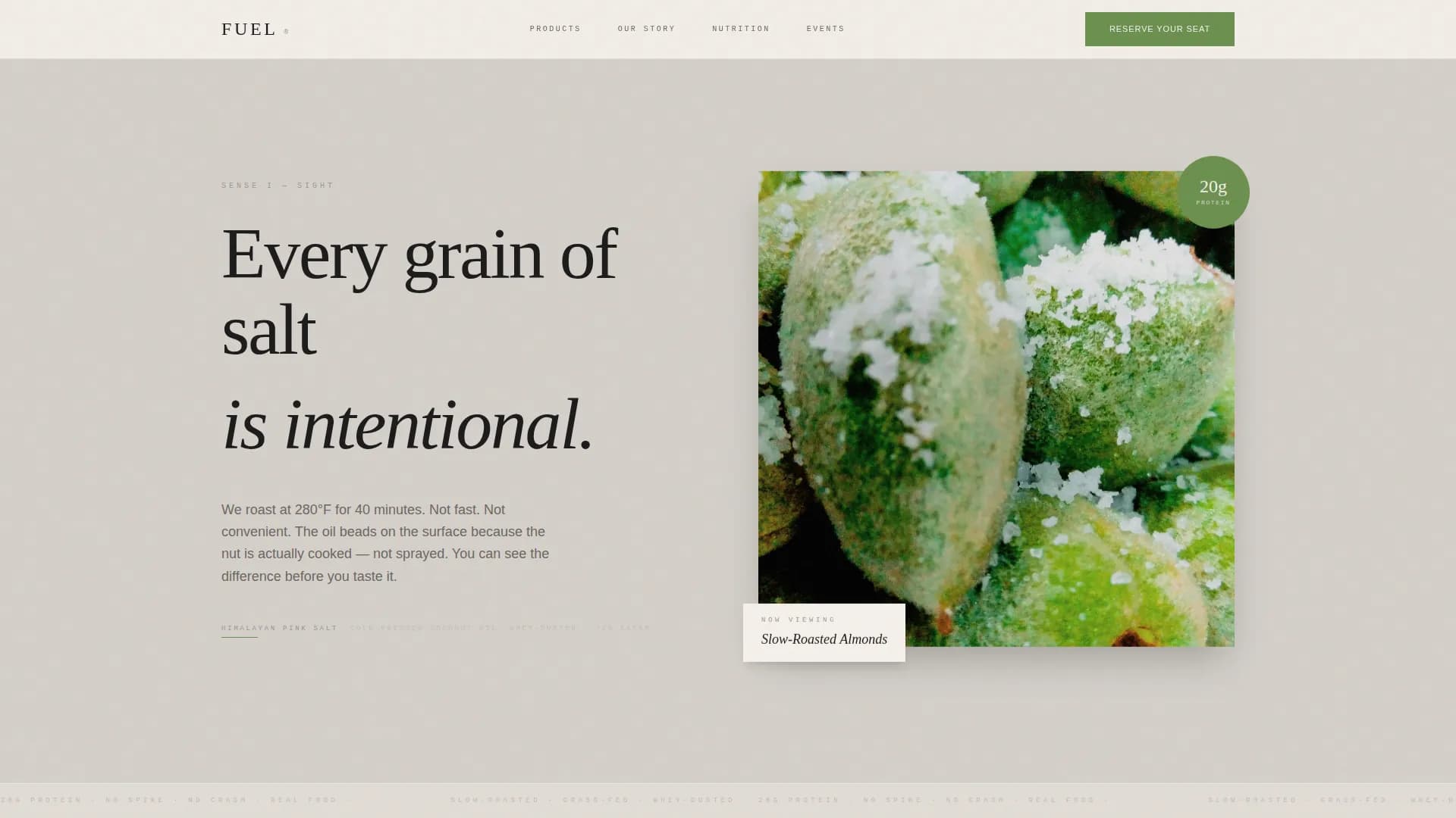 High-Protein Food & Dining Specialist Professional Website Template