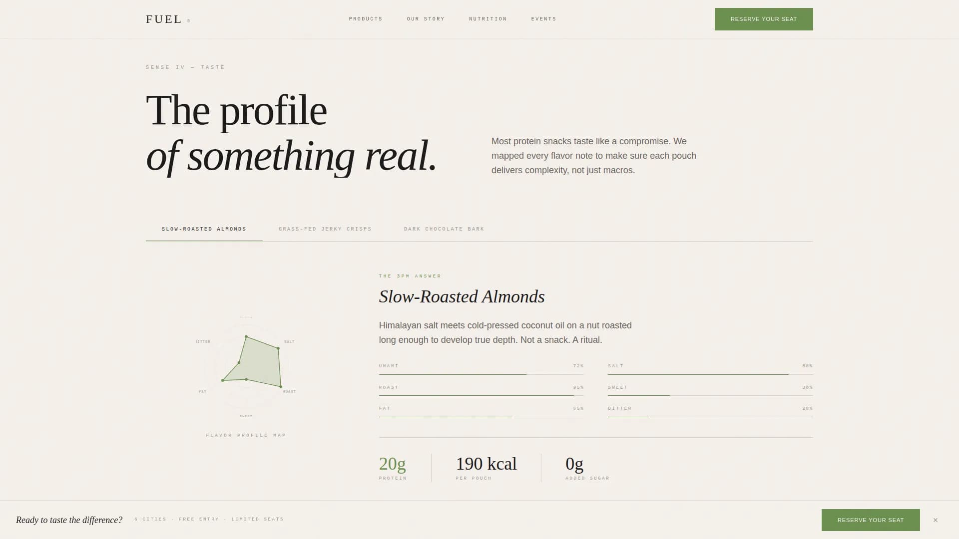 High-Protein Food & Dining Specialist Professional Website Template