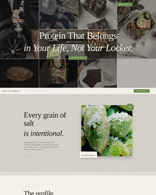 High-Protein Food & Dining Specialist Professional Website Template