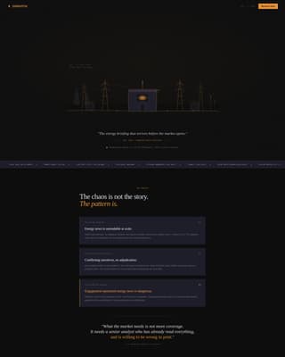 Energy Blog & Media Pre-Launch Website Template