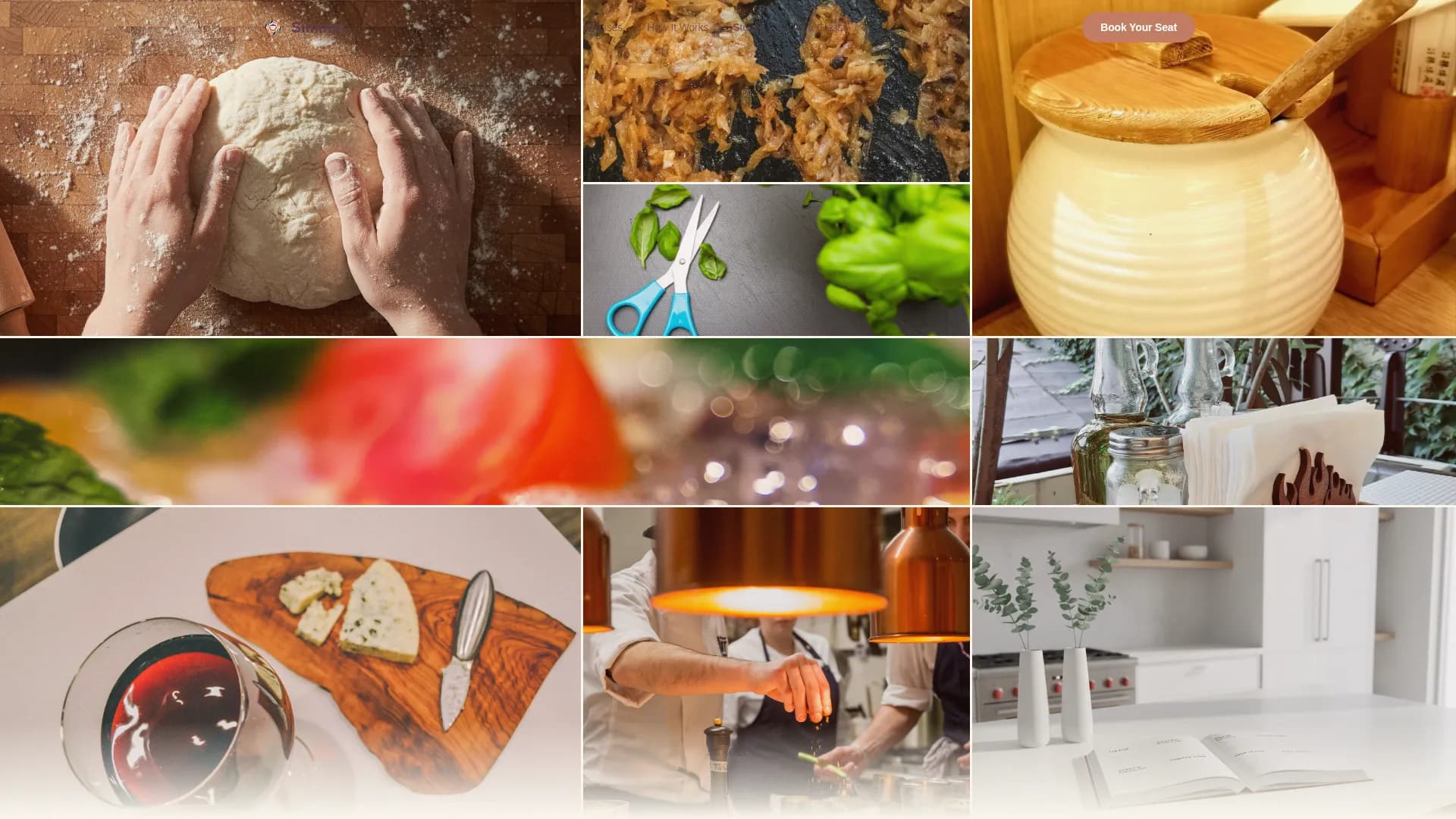 Culinary School & Education Booking Website Template