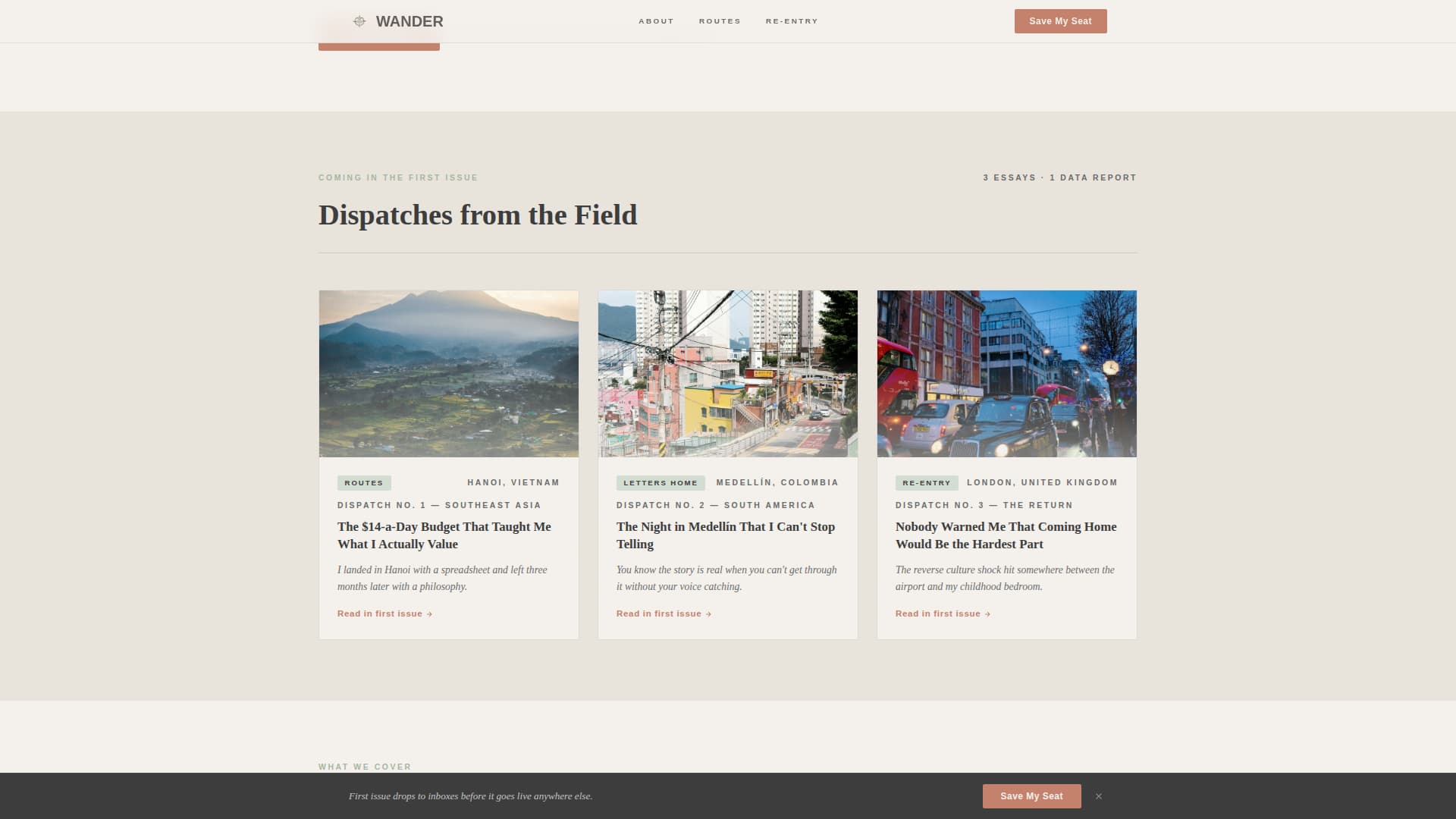 Personal Blog Pre-Launch Website Template
