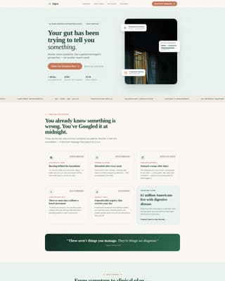 Gastroenterology Medicine Booking Website Template
