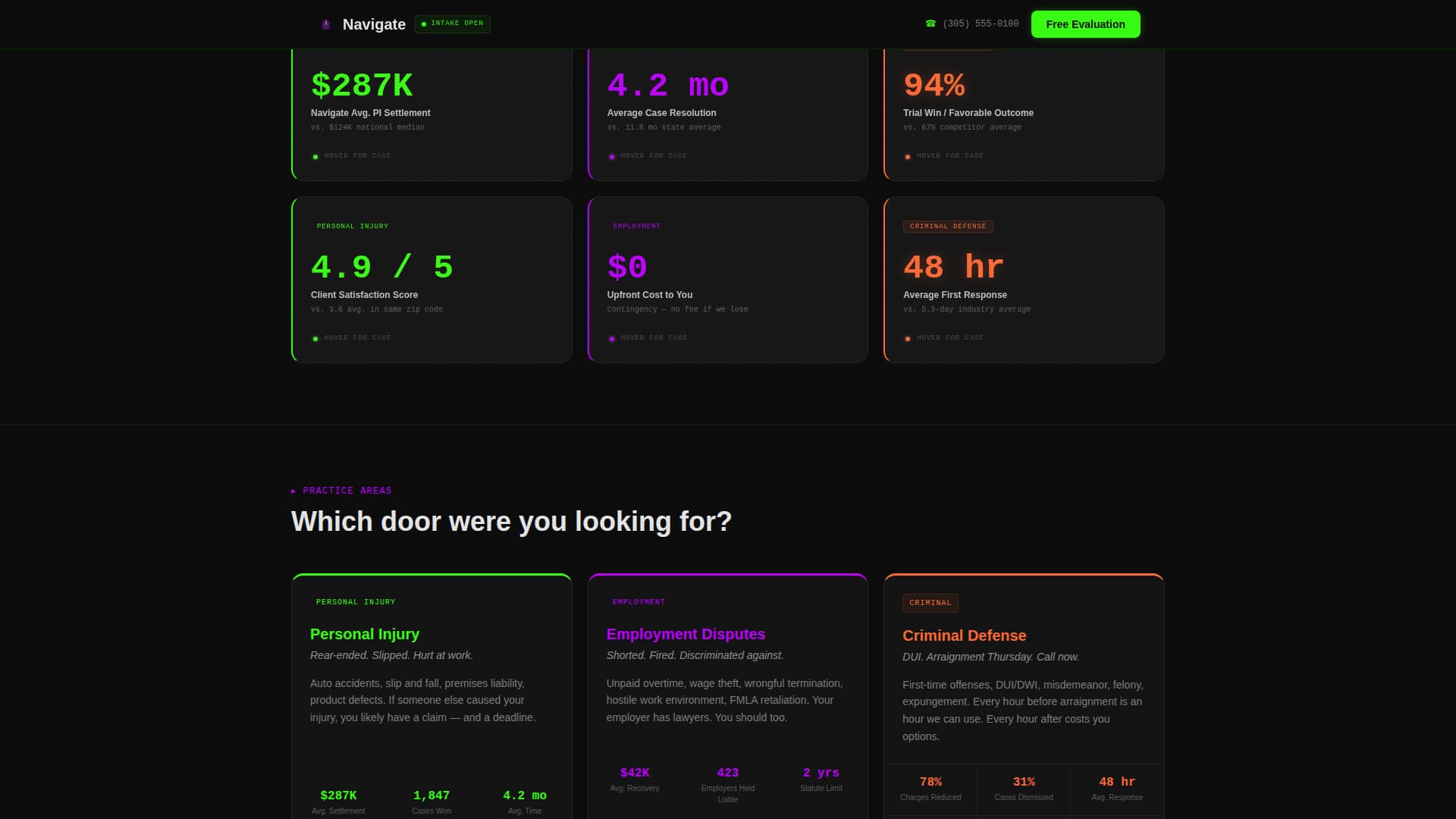 Law Firm 404 Error Recovery & Live Settlement Estimator Template