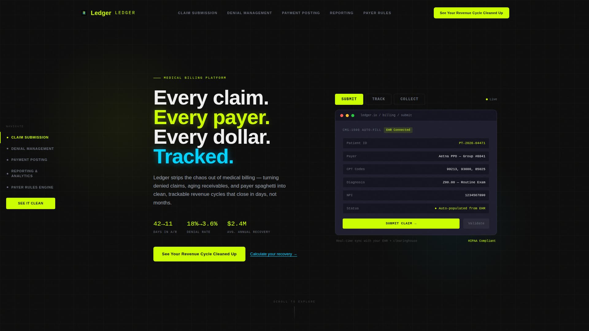 Healthcare Software & SaaS Cost Calculator Website Template
