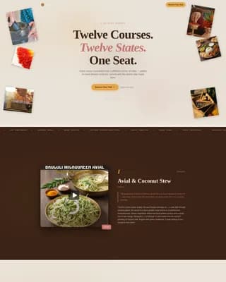 Indian Dining Professional Website Template