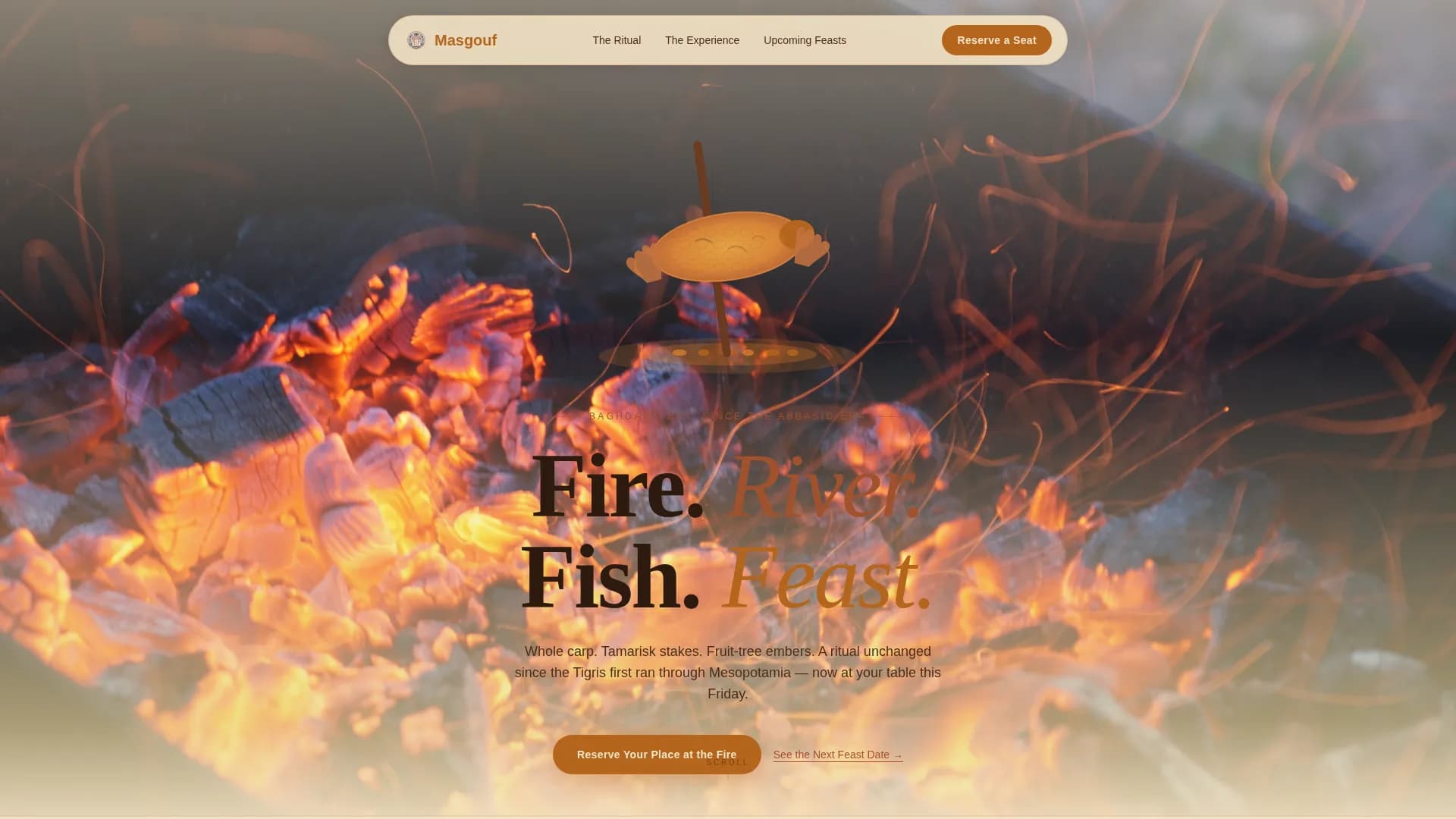 Middle Eastern Cuisine & Dining Certified Professional Website Template