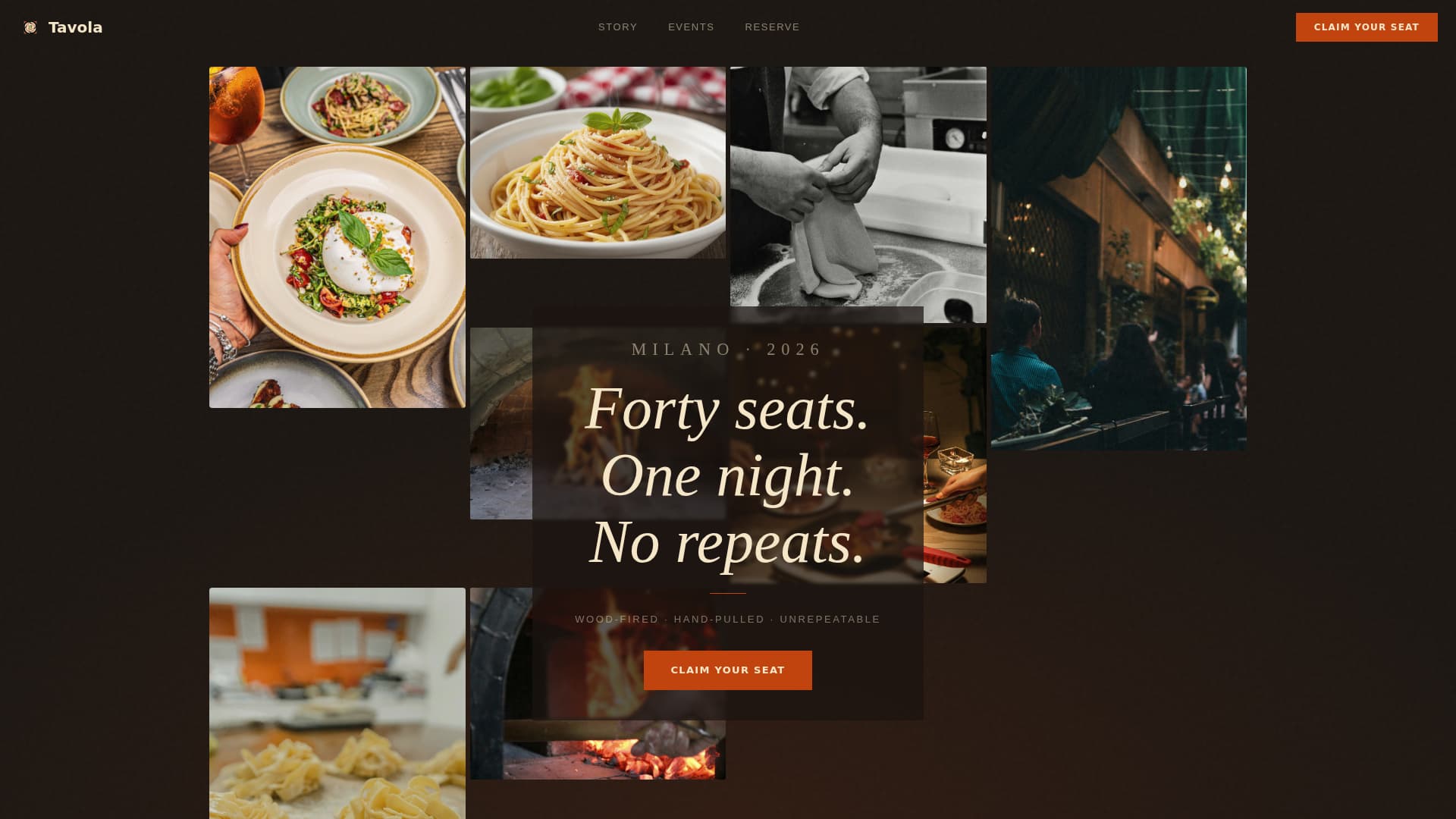 Italian Dining Professional Website Template