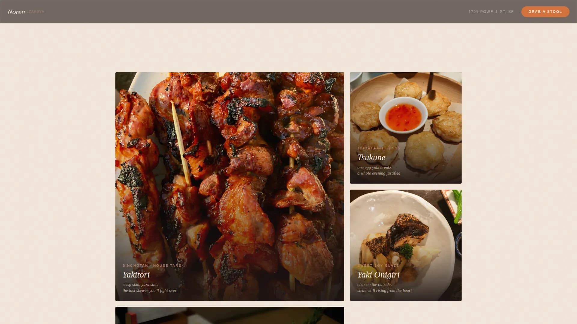 Japanese Cuisine & Dining Professional Website Template