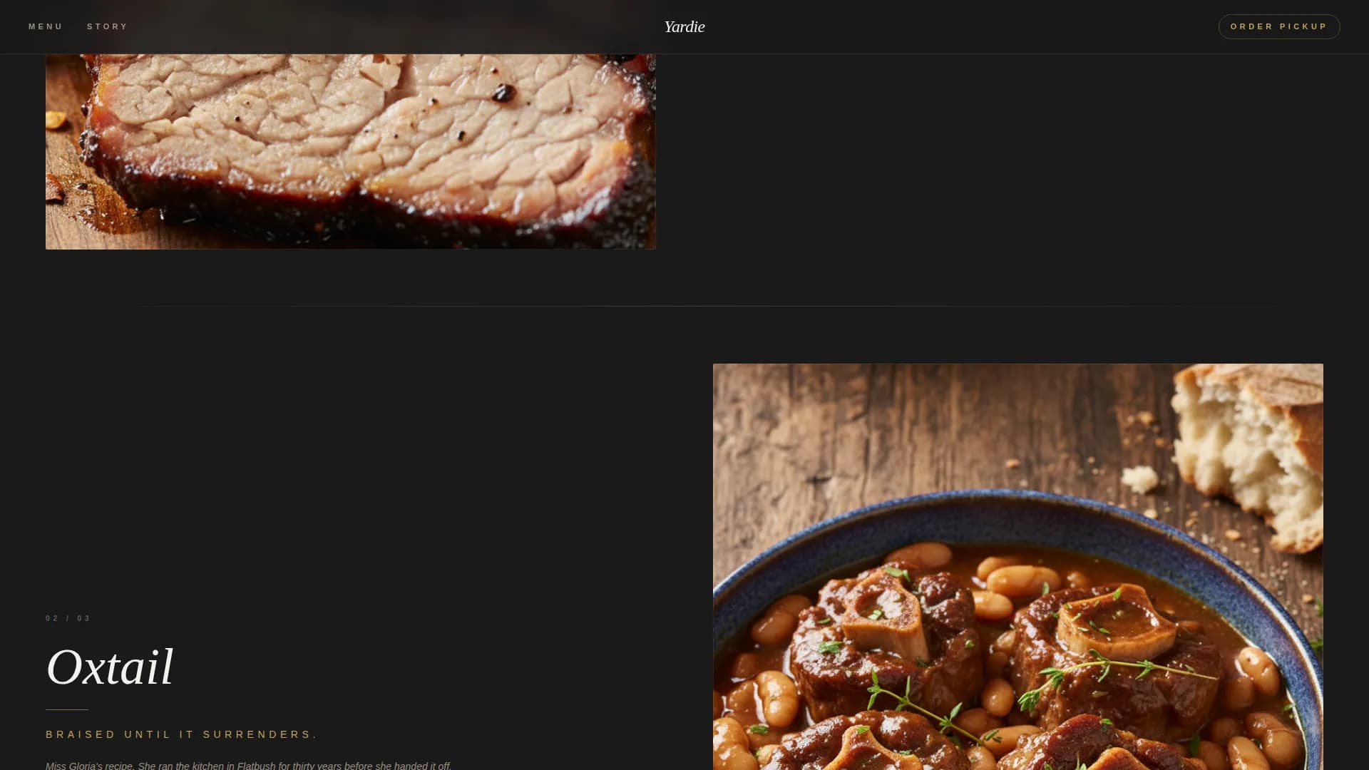 Jamaican Cuisine Blog Website Template