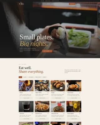 Izakaya — Authentic Japanese Gastropub Landing Page Template