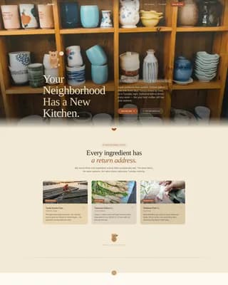 Bento — Artisan Japanese Provisions Landing Page Template