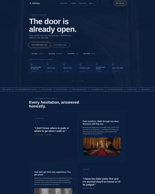 Church & Religious Org FAQ Website Template