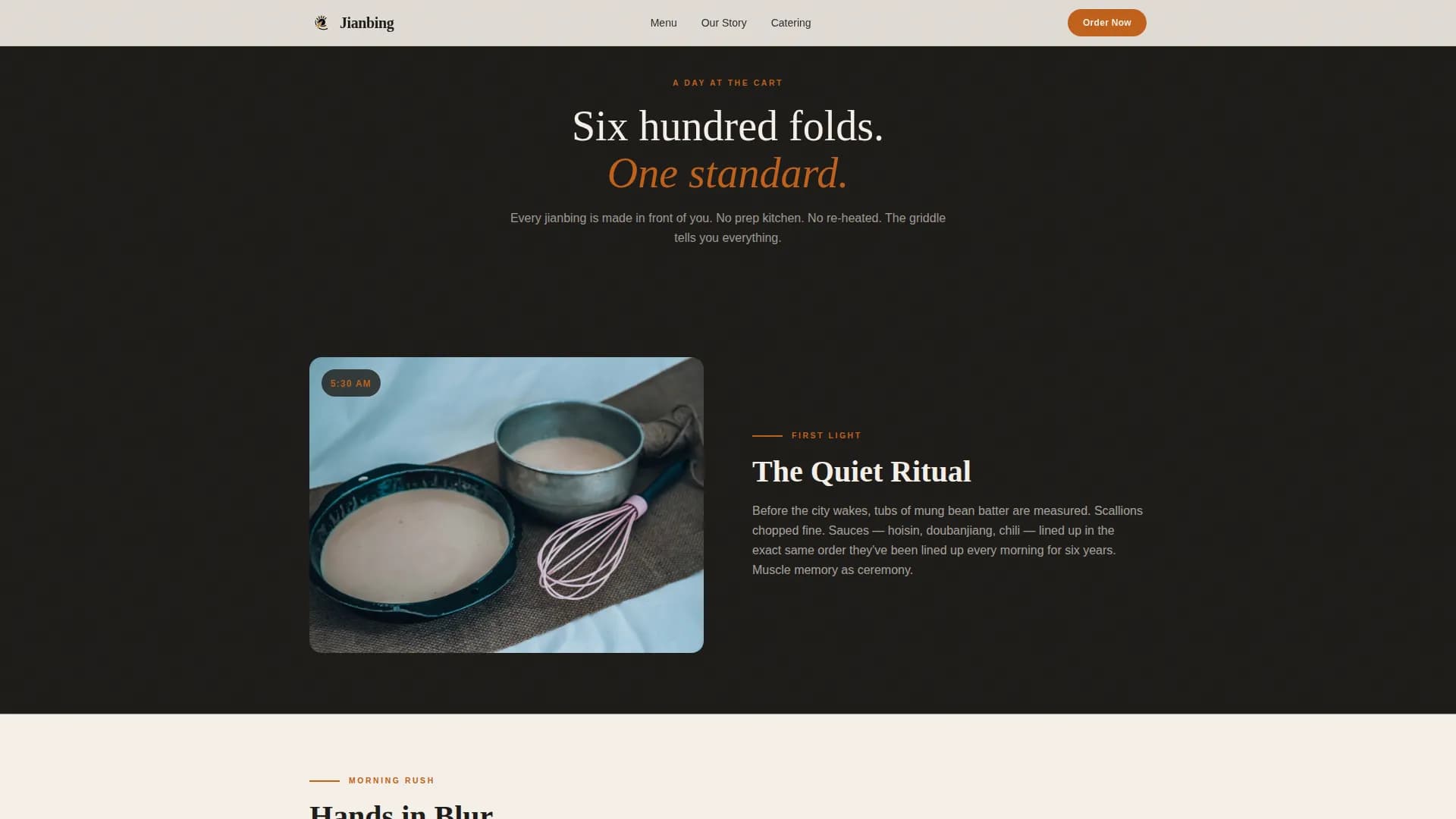 Kettle — Flame-Kissed Keto Meal Delivery Landing Page Template