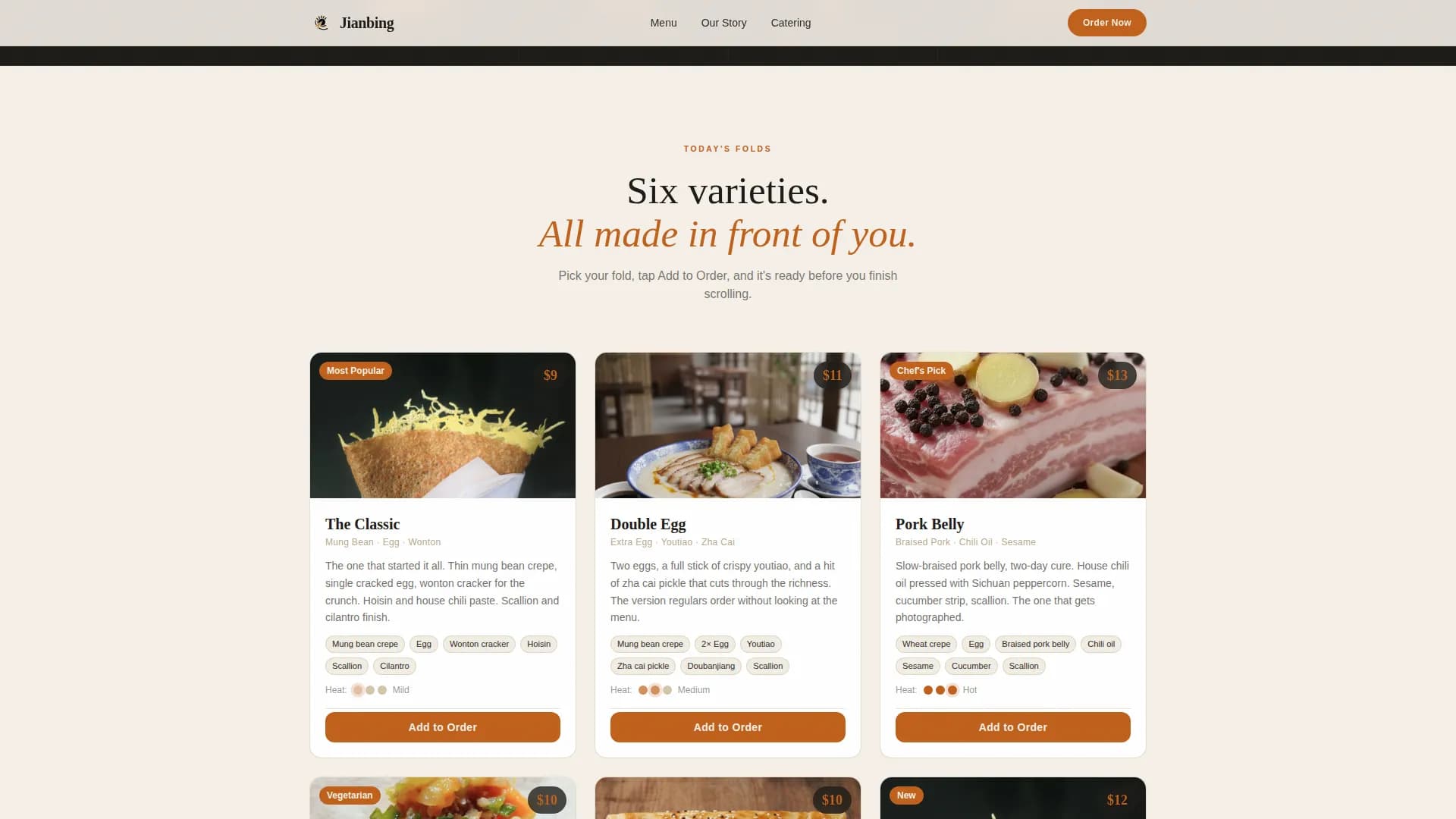 Kettle — Flame-Kissed Keto Meal Delivery Landing Page Template