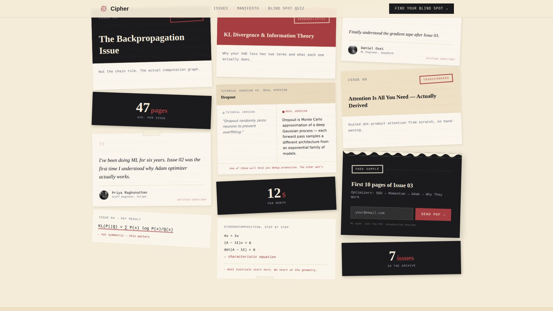 Data Science Newsletter Blog Website Template