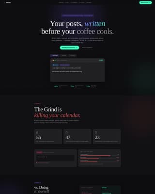 Micro-SaaS & Developer Tools Professional Website Template