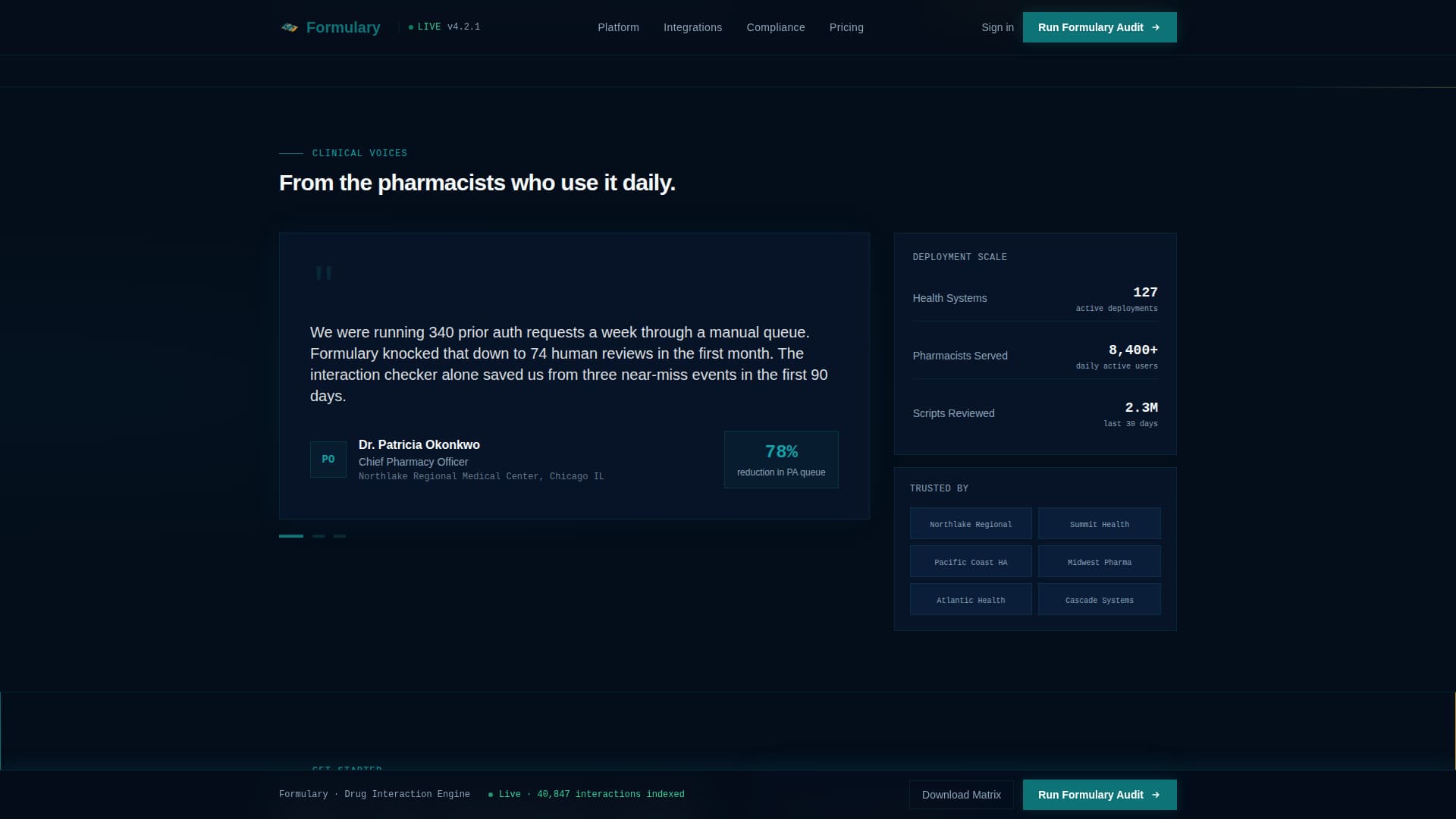 AI for Pharmaceutical Professional Website Template