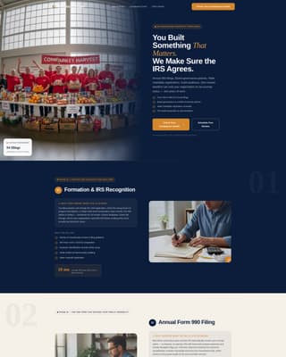 Comply - Trusted Nonprofitcompliance Landing Page Template