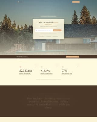Casita - Permitted ADU Landing Page Template
