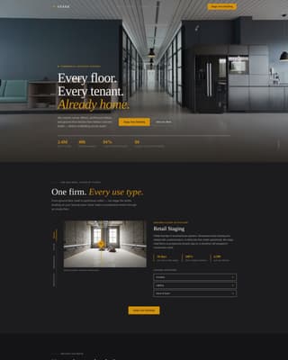 Stagecraft - Immersive Stager Landing Page Template