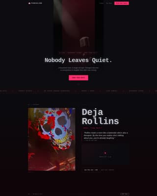 Punchline - Electric Comedy Landing Page Template