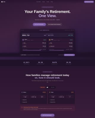 Joint & Family Finance Professional Website Template