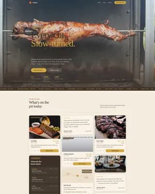 Choma — Signature Kenyan Barbecue Landing Page Template