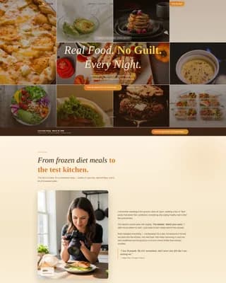 Spark — Keto Cookbook Marketplace Landing Page Template