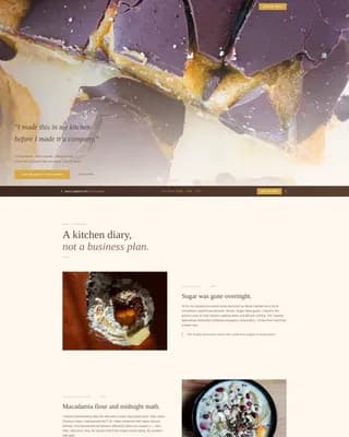 Ketone — Keto Food Brand Landing Page Template
