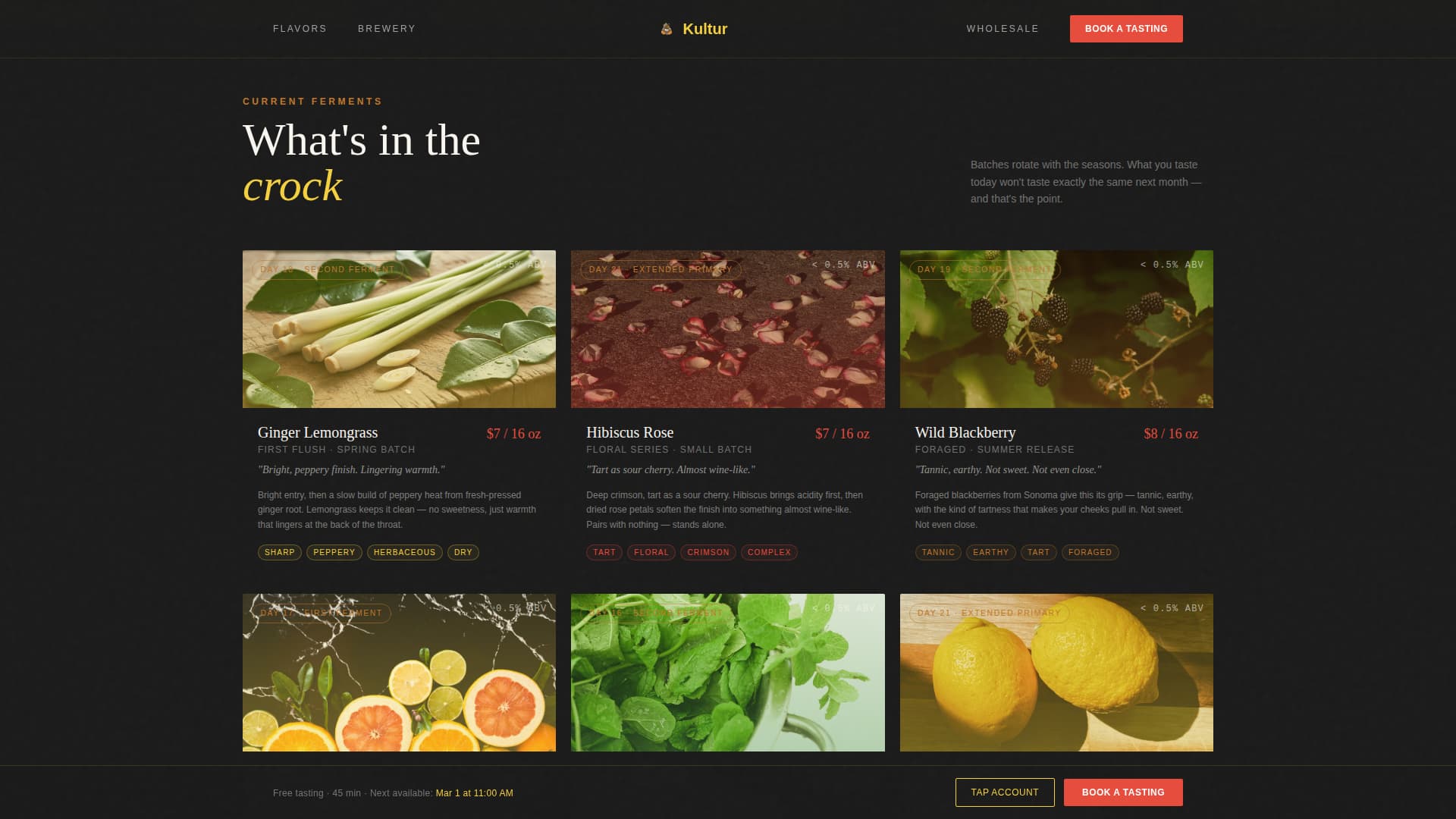 Brewery & Craft Beer Booking Website Template
