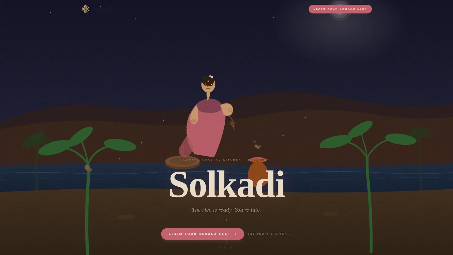Spice — Vibrant Konkani Kitchen Landing Page Template